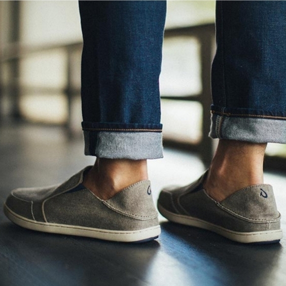 Olukai Nohea mesh slip on Loafer moccasin shoes mens sz 9 - Picture 3 of 15